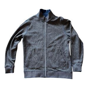 Robert Graham long sleeve reversible Men's Zip-Up shirt